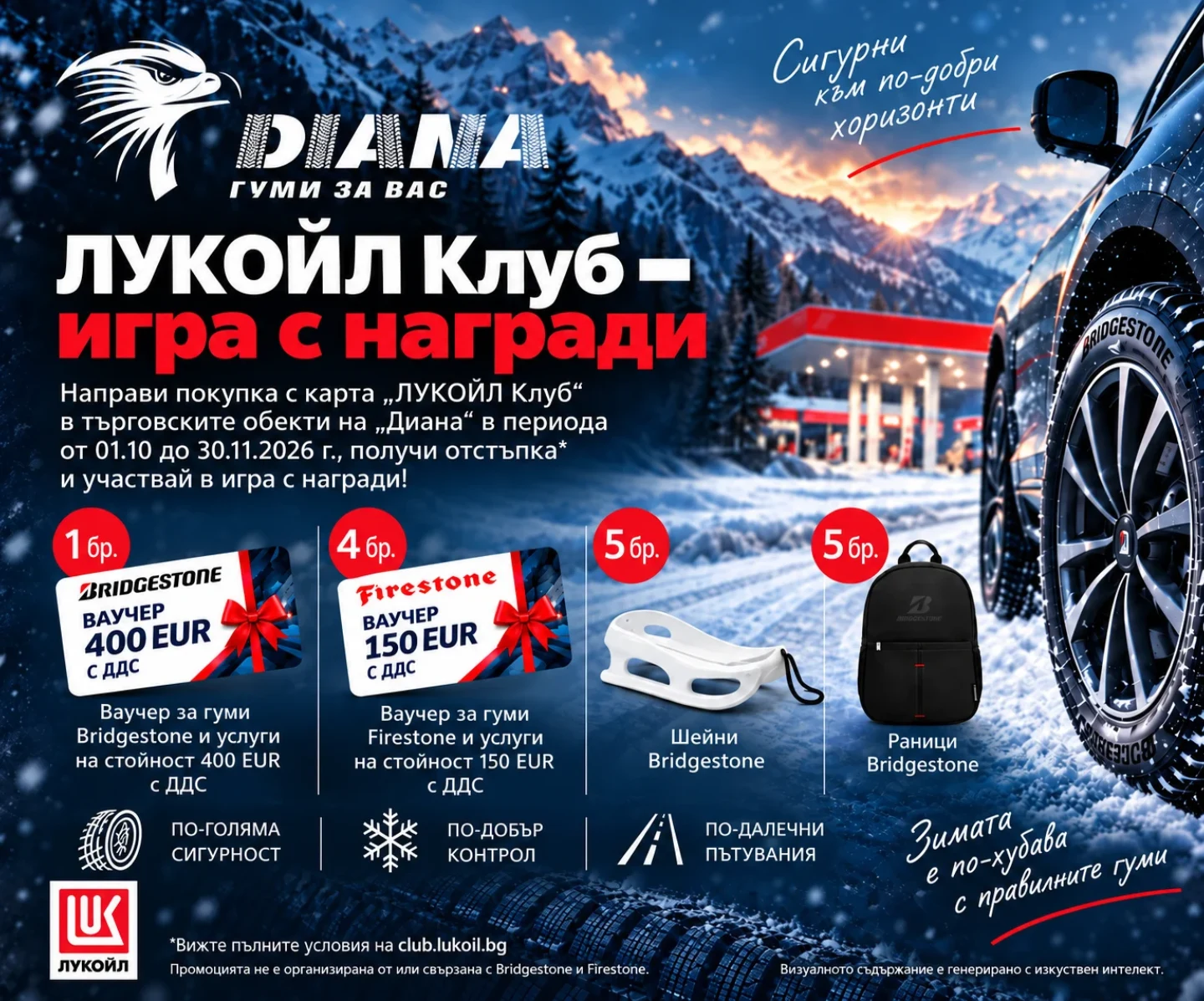 Томбола с награди от гуми Диана